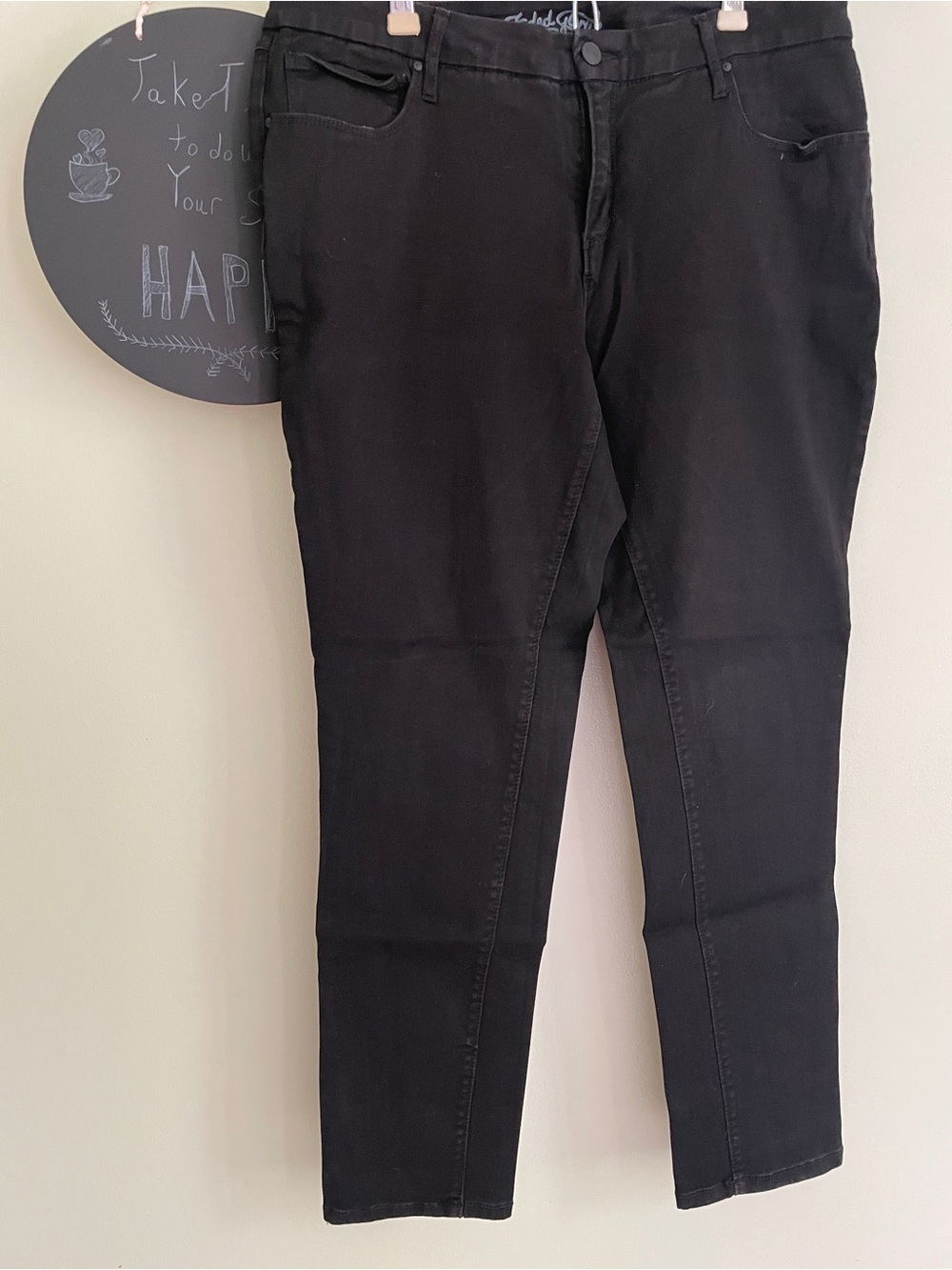 Faded Glory Black Skinny Stretch Jeans